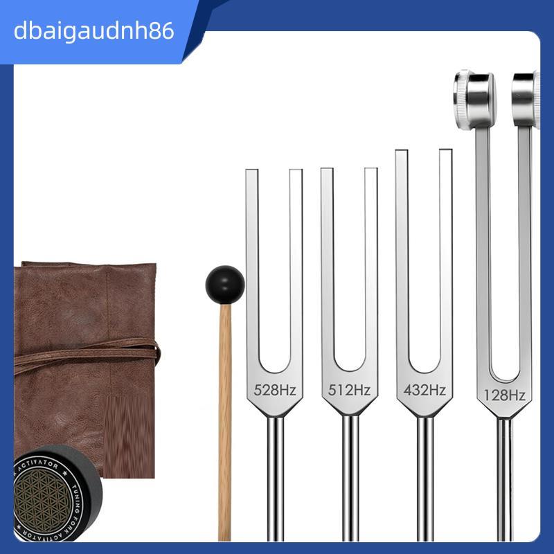 READY STOCKFrequency Tuning Fork Set-Weighted & Unweighted 128Hz 432Hz 512Hz 528Hz Tools with Activa