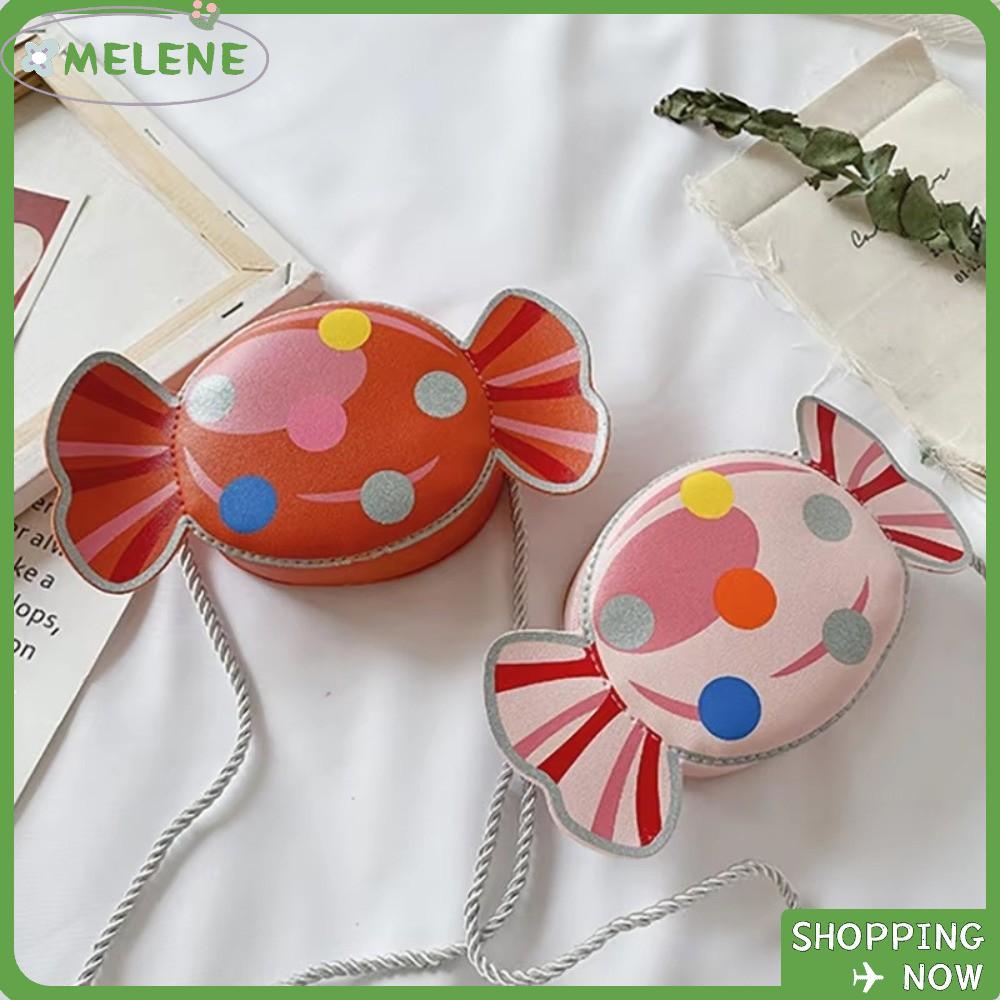 กระเป๋า MELEEN รูปลูกกวาดสีเหลือง สำหรับเด็กผู้หญิง ทำจากหนัง PU ขนาดเล็ก ใช้งานได้ทุกวัน