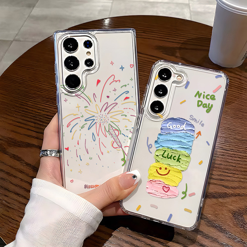 เคส ใส โทรศัพท์มือถือ For Samsung A07 A17 A36 A56 A55 A16 A37 A57 S26 S25 Ultra S24 FE A06 A05S A35 A15 A14 A73 A23 A24