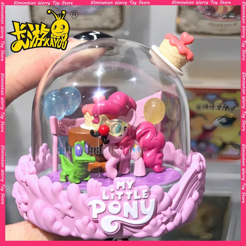 ต้นฉบับ KAYOU My Little Pony Mini ฉาก Vol.1 Magical Home Pinkie พาย Rainbow Dash ตกแต่งกล่องตาบอด Rarity ของเล่นของขวัญ