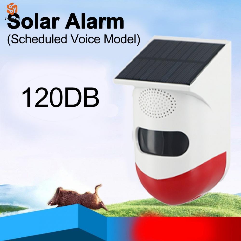 Solar Alarm CT80L IP67 Induction Drive ไดรฟ์เวลากลางแจ้ง 100mA 120dB