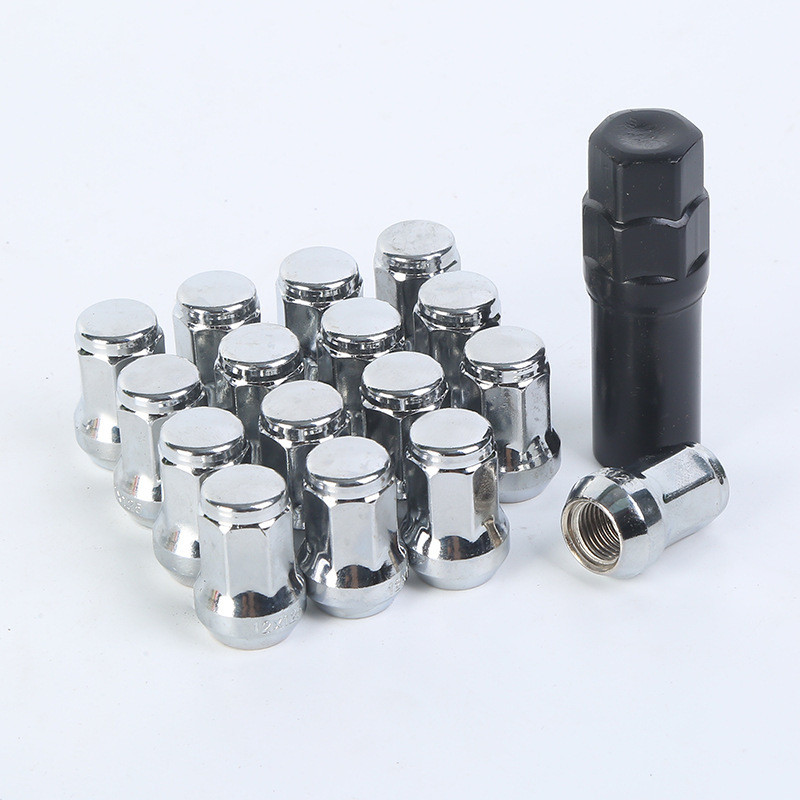 น็อตล้อรถยนต์สำหรับดัดแปลง M12x1.5 น็อตหกเหลี่ยมภายนอก น็อตล้อ