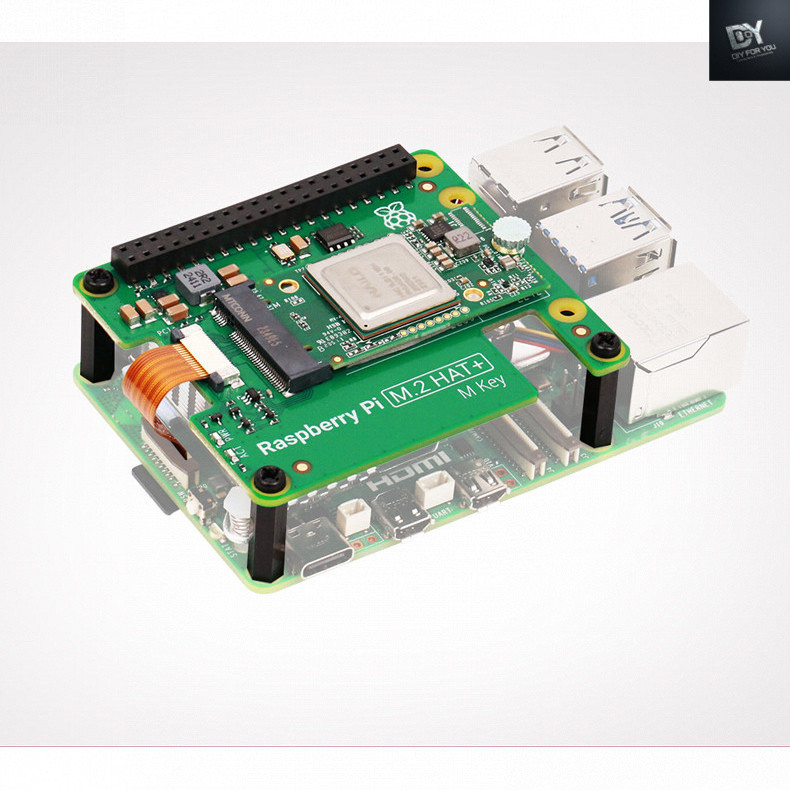 Dfy Raspberry Pi 5 AI Kit ชุดปัญญาประดิษฐ์ M.2 HAT+โมดูล hailo8