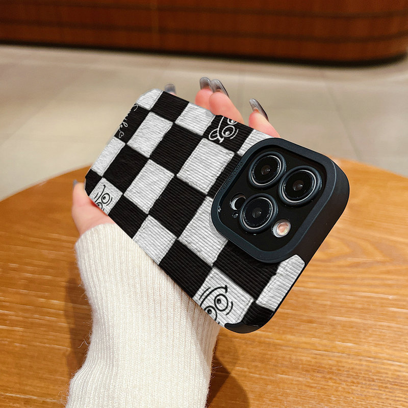 หนัง Checkerboard สําหรับ Huawei Nova Y91 14 13 12s 11i 10 9 7i 7 SE 3i Honor 50 90 200 สมาร์ท 300 X