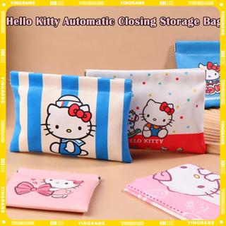 Yingrans Kawaii Hello Kitty Sanrio KT Cat กระเป๋าปิดอัตโนมัต…