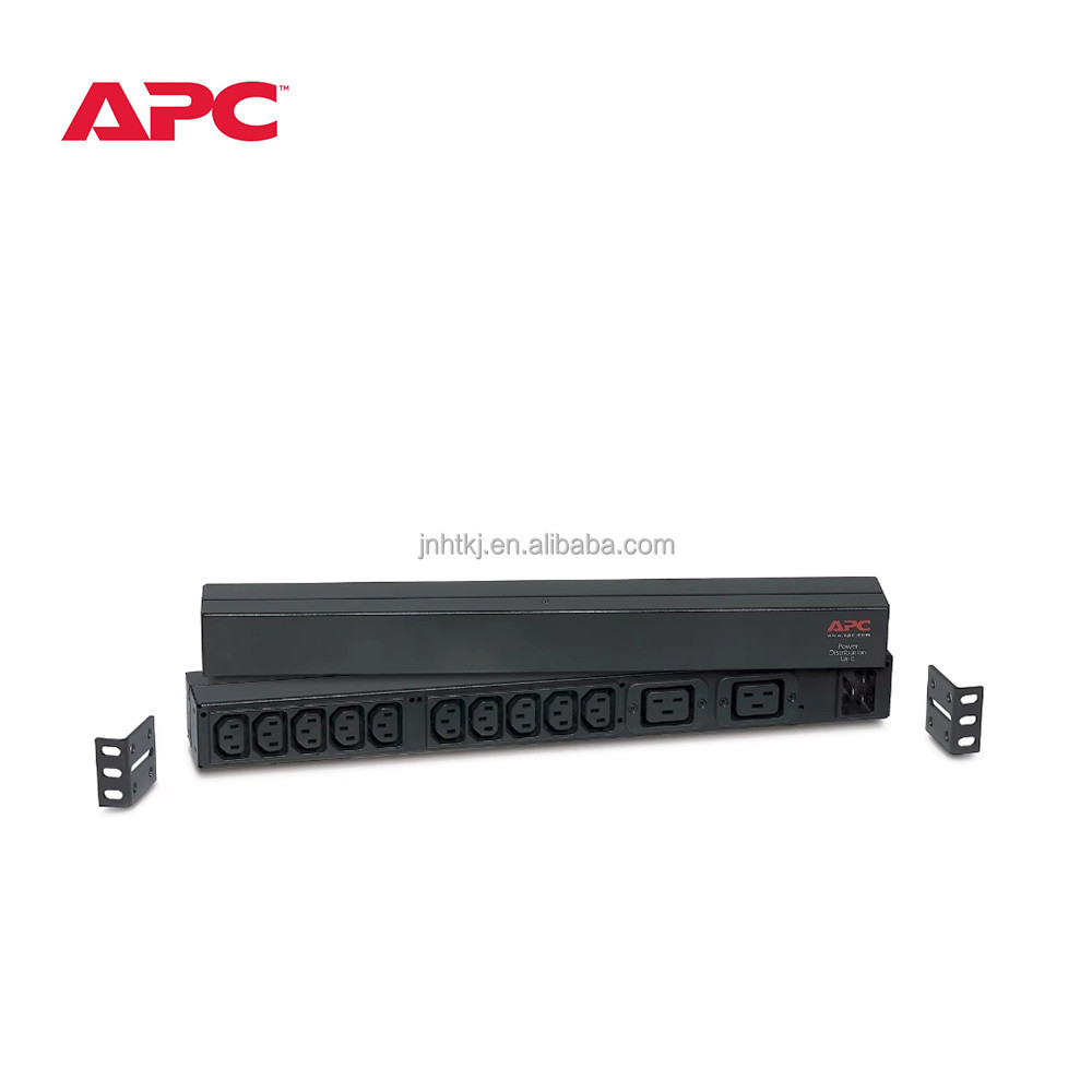 ในสต็อก APC PDU AP9559 Rack Mount นิ้ว PDU Basic 1U 16A 208&230V (10) C13 & (2) C19 หน่วยจ่ายไฟสามเฟ