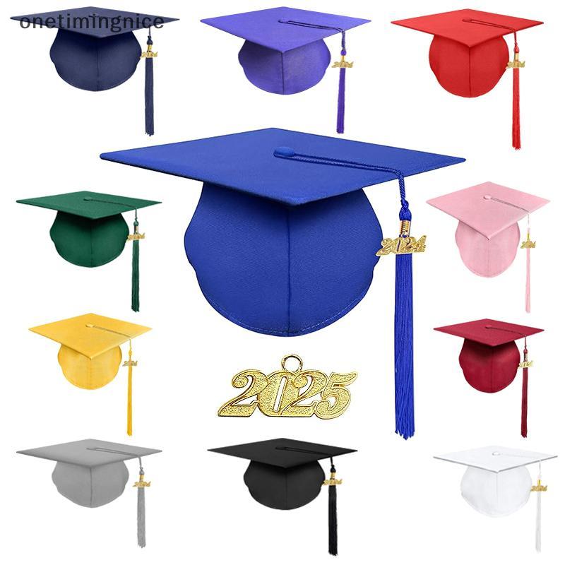 Onetimingnice 2025 หมวกวิชาการ Headwear Academy ของที่ระลึกหมวกคอสเพลย์อุปกรณ์ Charm เครื่องประดับ D