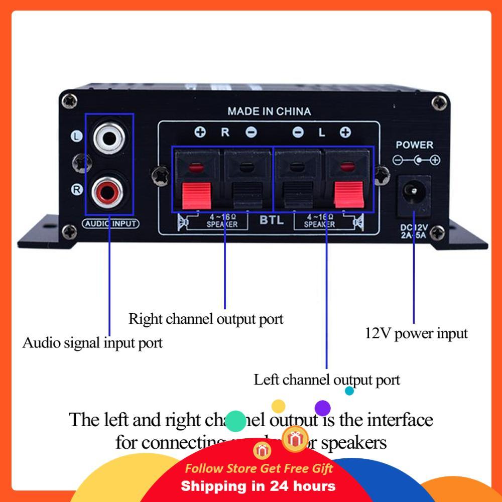 Supergoodsales AK170 เครื่องขยายเสียงพลังเสียงลำโพงเสียงแบบพกพาสำหรับรถยนต์และบ้าน