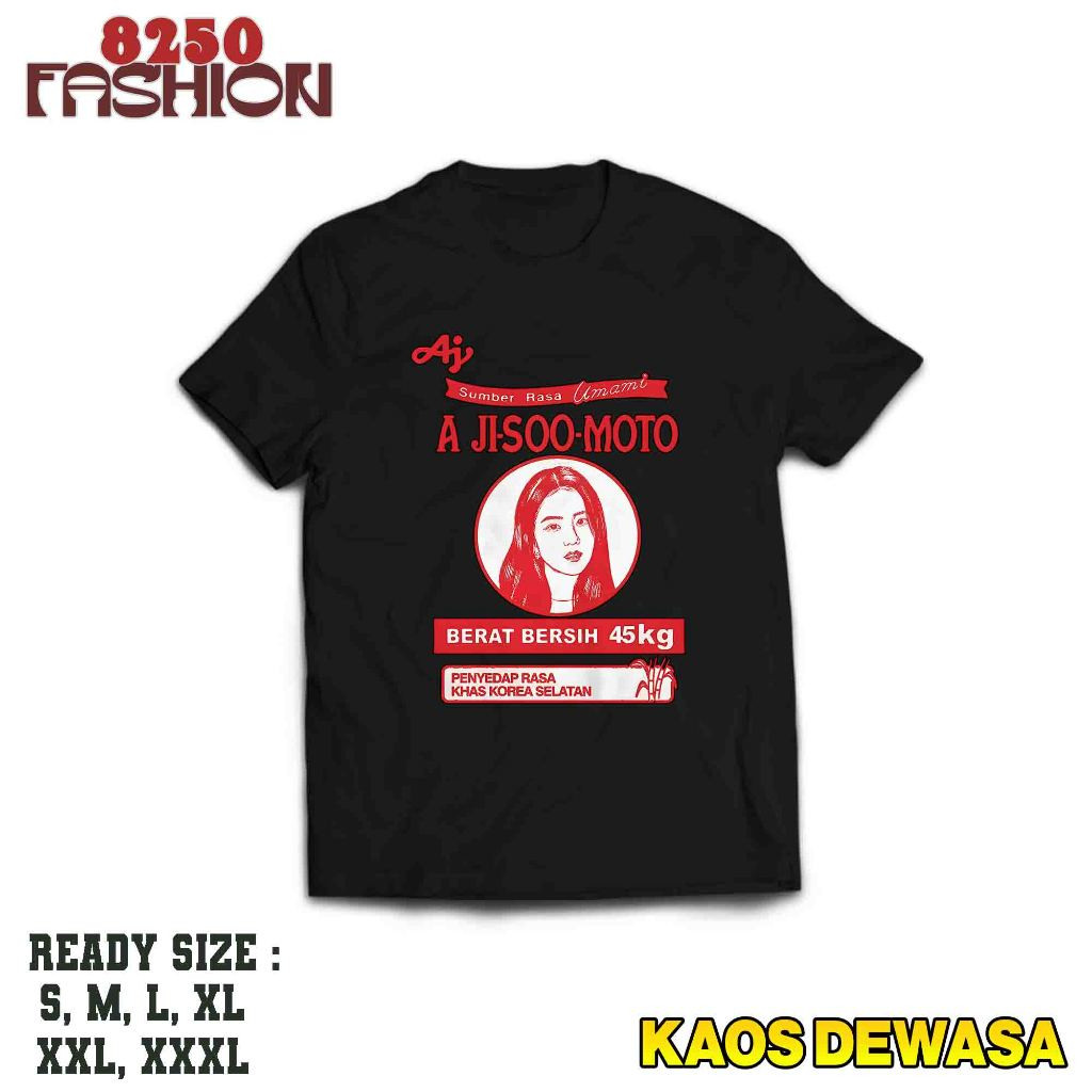เสื้อยืด JISOO MOTO JISOO BLACKPINK - เสื้อยืด DISTRO สําหรับผู้ใหญ่พร้อมโลโก้ล่าสุด PLESETAN