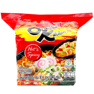 มาม่าบะหมี่กึ่งสำเร็จรูปออเรียลทัลคิตเซ่นรสฮอตแอนด์สไปซี่ 85…