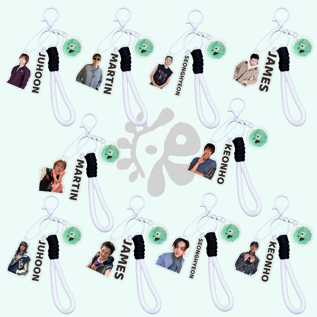 Kpop Idol CORTIS MARTIN JAMES JUHOON KEONHO กระเป๋าอะคริลิคพวงกุญแจ Charms