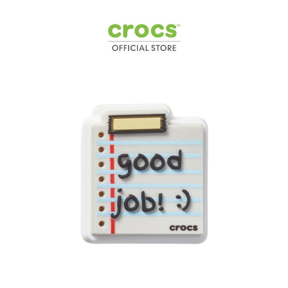 CROCS ตัวติดรองเท้า JIBBITZ™ GOOD JOB NOTEPAD