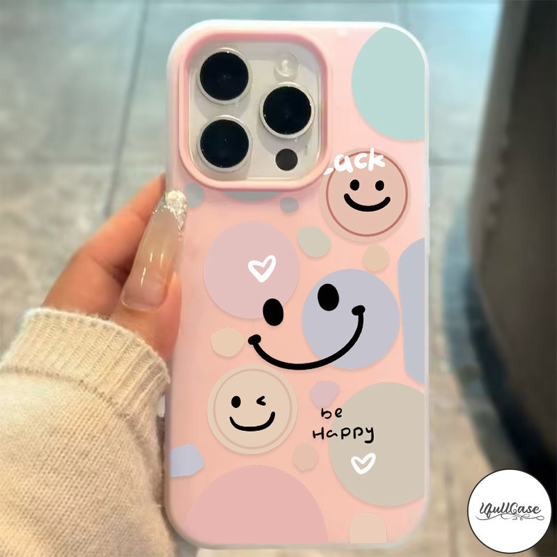 เคส2in1 ลายยิ้มสีสดใสฮิต OPPO Reno 12 5 11 5F 10 13F 12F A60 A3X A3 A58 A38 A5i A57 A16 A55 A54 A18 A77 A3s A15 A35 ราคา ถูกที่สุด ดีลบีเคเค แกลเลอรีภาพที่ 6