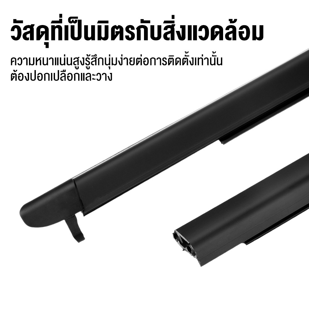 ยางขอบประตู Honda Jazz 2014-2018 ยางกันน้ำ กันเสียง กันลม ขอบกระจก ชายประตู ตรงรุ่น 4PCS ติดตั้งง่าย คุณภาพสูง ราคา ถูกที่สุด ดีลบีเคเค แกลเลอรีภาพที่ 7