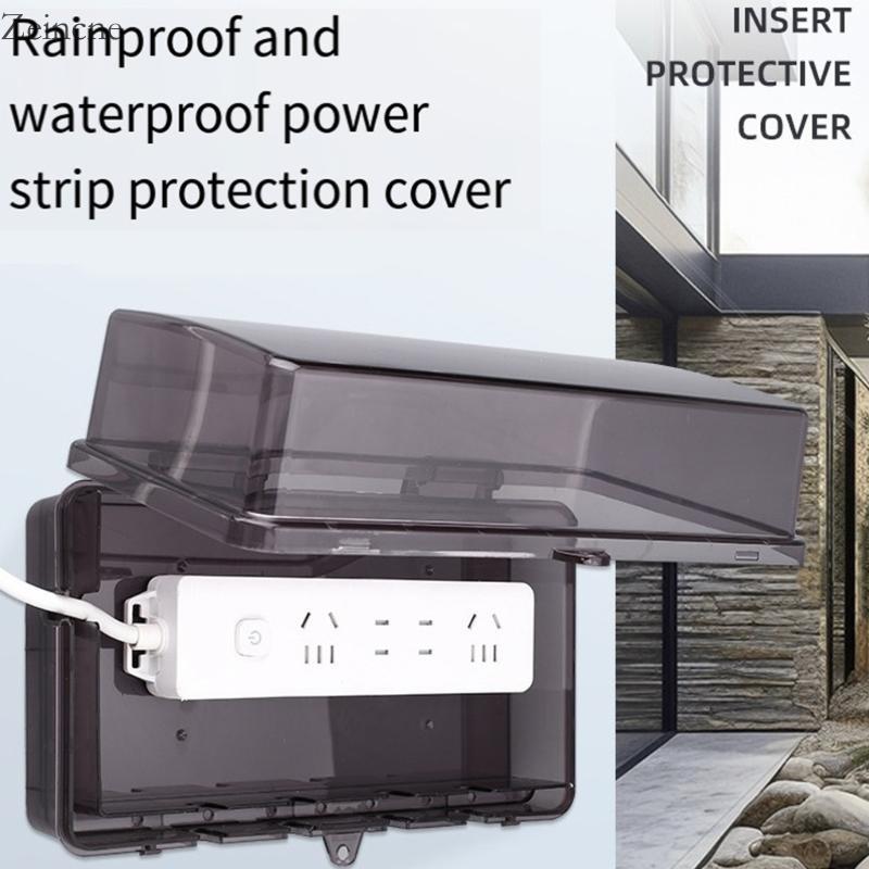 Zein Weatherproof พลาสติกกล่องสําหรับกลางแจ้งและในร่มไฟฟ้าป้องกันความชื้นในสวนและอาบน้ํา