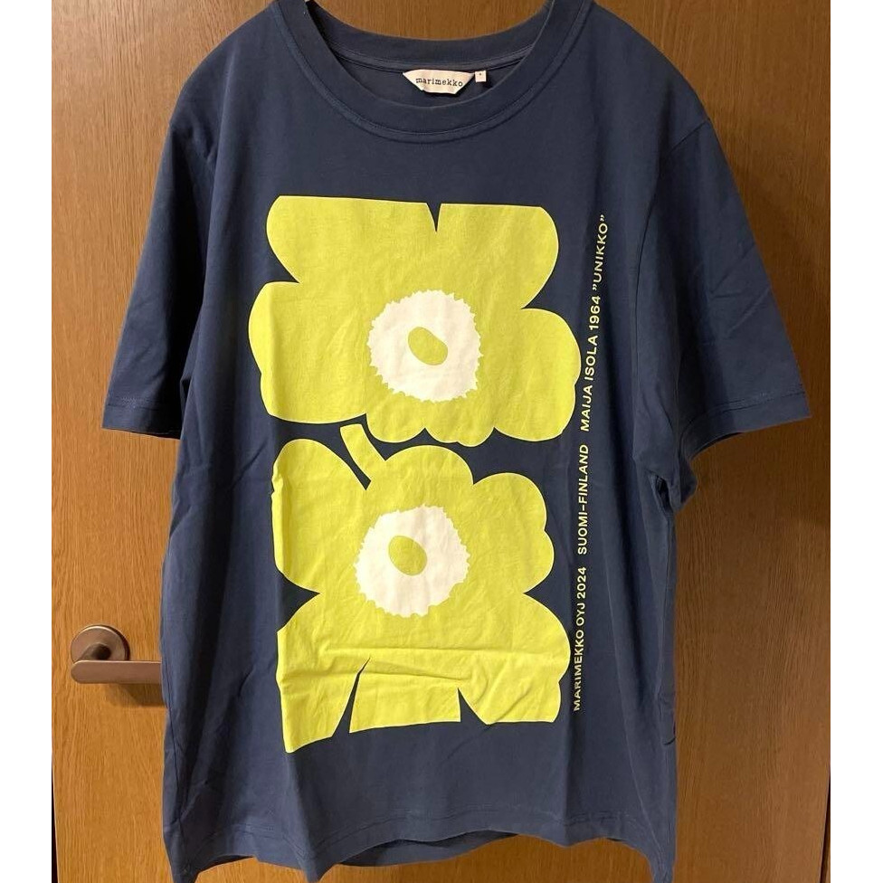 เสื้อยืด Unikko 60th Anniversary Marimekko สำหรับทั้งผู้ชายและผู้หญิง ดีไซน์แฟชั่นสวมใส่ง่าย