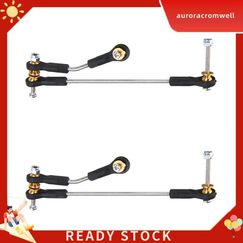In Stock 2 ชุดพวงมาลัย Link Servo Link Rod พวงมาลัยสําหรับ C14 C24 C34 B1 B14 B24 B16 B36 1/16 RC รถ
