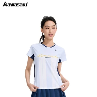 Kawasaki K1C02-D1191 ใหม่ เสื้อยืดกันเหงื่อแห้งไวสำหรับกีฬา เหมาะสำหรับทั้งผู้หญิงและผู้ชาย
