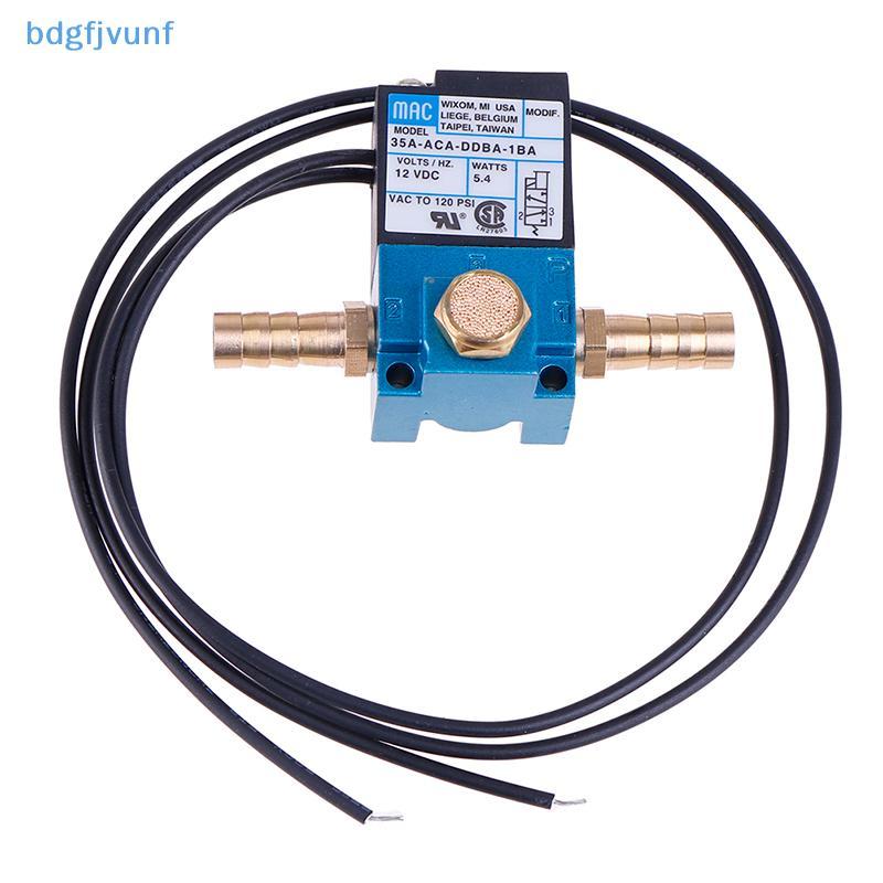 BDGF 1 ชุด MAC Solenoid วาล์ว 1/8 35A-ACA-DDBA-1BA พร้อมเครื่องระงับเสียงทองเหลือง DC12V TH