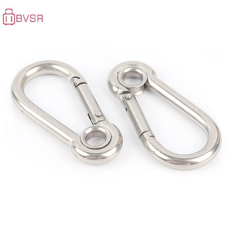 BVSR M4 M5 M6 M7 M8 สแตนเลส Carabiner Carbine Snap Hook พร้อมตาไก่สปริง Bule Key แหวน TH