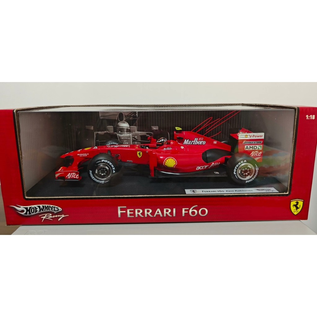 ล้อร้อน 1: 18 Ferrari F60 Lecconing เพิ่มสติ๊กเกอร์น้ําพื้นที่ Non-Remote จัดส่งฟรี