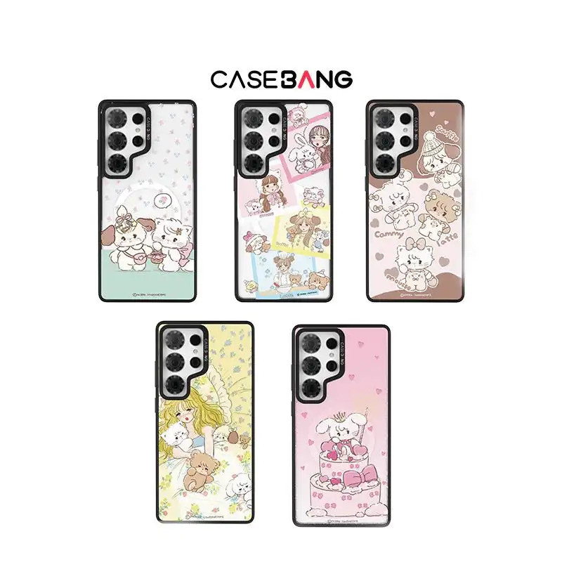 CASEBANG TsumTsum Series เคสแม่เหล็ก แบบถอดเปลี่ยนได้ ป้องกันการตกหล่นทหาร เข้ากันได้กับ SamsungS24–S26Ultra