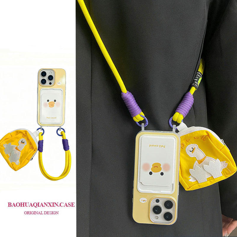 KB583 สําหรับ Samsung S26Ultra S26 S25ULTRA S24 S23Ultra S25 S24 S23PLUS/S25EDGE/S24 S23 S20 S21FE Caseing Anti-fall Lanyard แฟชั่นการ์ตูนน่ารักสาวเคสโทรศัพท์