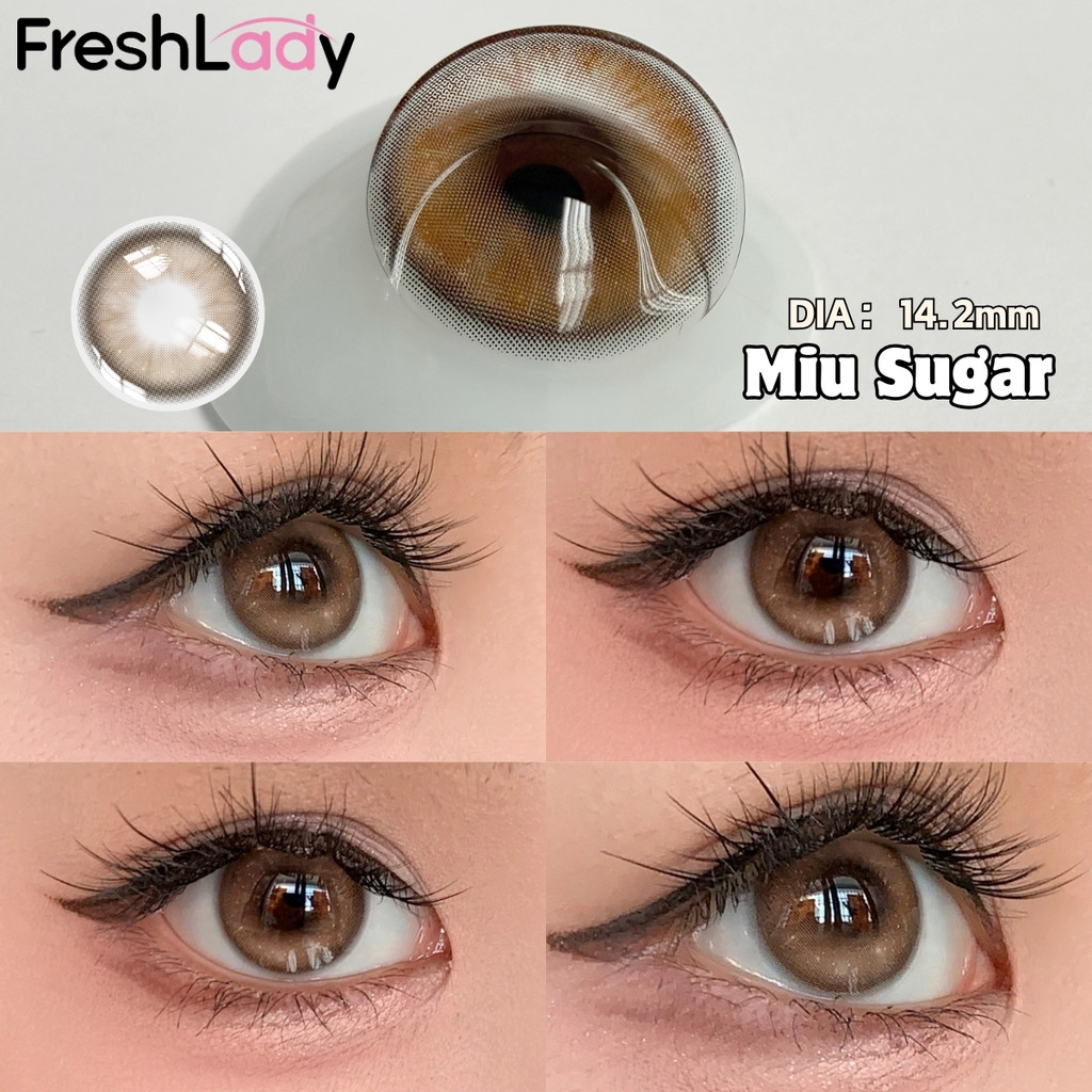 【FDA】𝐅𝐑𝐄𝐒𝐇𝐋𝐀𝐃𝐘 คคอนแทคเลนส์รายเดือน คอนแทคเลนส์หวานของแท้ที่คัดสรรมาอย่างเป็นธรรมชาติและสะดวกสบาย 14