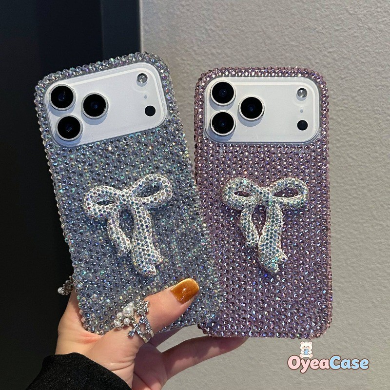 หรูหราRhinestone 3Dโบว์สําหรับHuawei Nova 14 Ultra 13 Pro 12 Lite 11 SE Ultra 12S 11i 10 Pro Lite SE