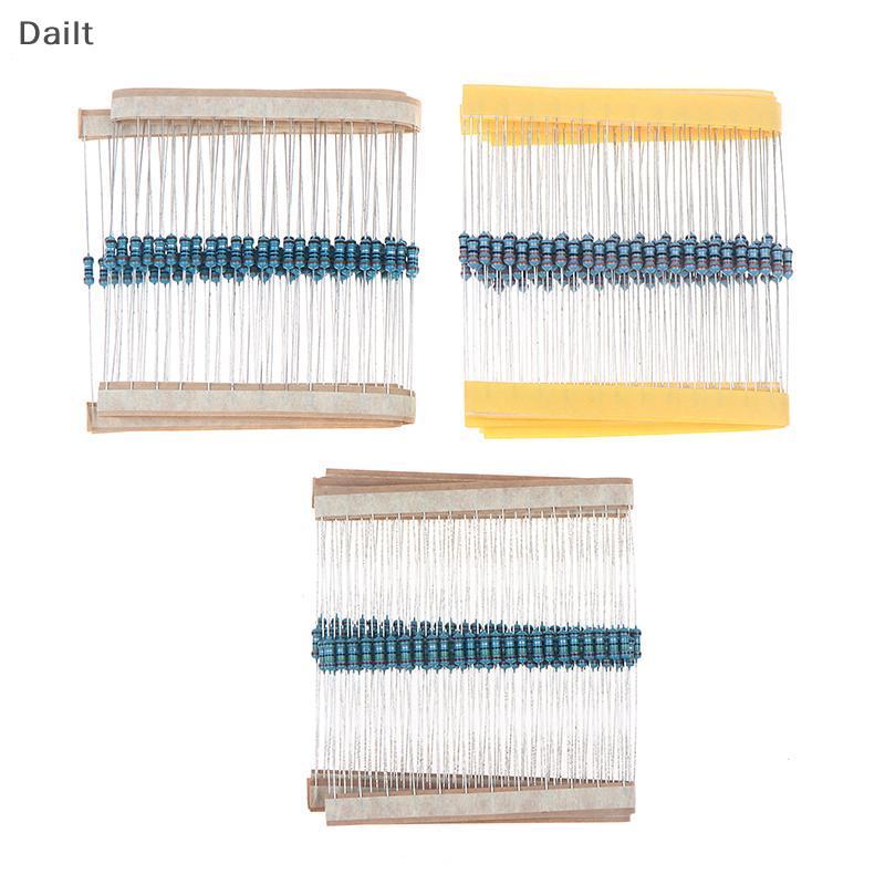 Dailt 120/600PCS ชุดต้านทานสําหรับรถยนต์ถุงลมนิรภัยซ่อม 2ohm 2.2ohm 2.4ohm 2.7ohm 3.0ohm 3.3ohm Of R