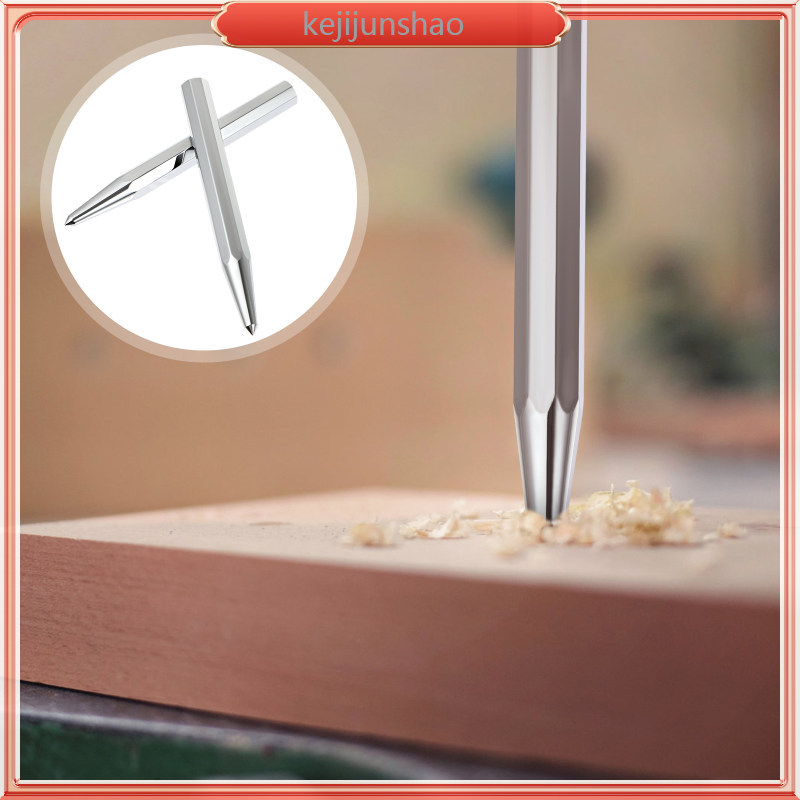 2 ชิ้น Non- Center Punch High-เหล็กคาร์บอน Center Punch Center Pin Punch kejijunshao