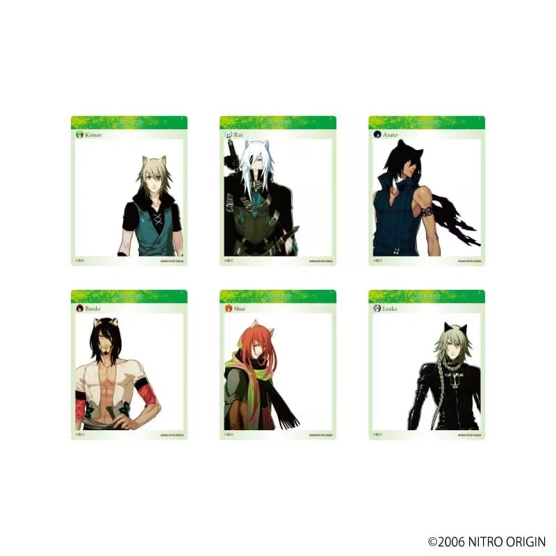 Lamento Beyond the Void พวงกุญแจอะคริลิคไมก้าพิมพ์ลาย Konoe Rai Asato Bardo อะนิเมะบอยเลิฟสวยมาก รุ่