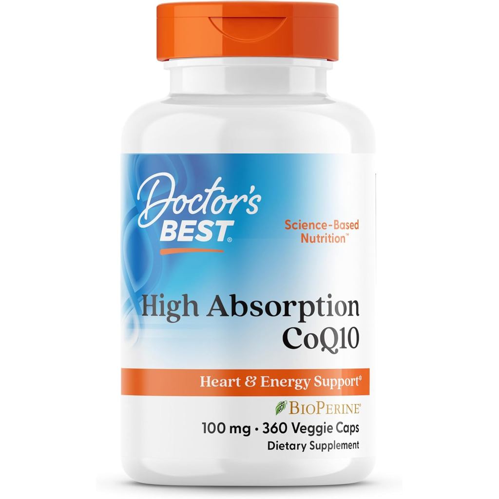 DoctorsBestHighAbsorptionCoQ10100mgwithBioPerine-CoenzymeQ10CapsforHeartHealth&AntioxidantSupport,Co