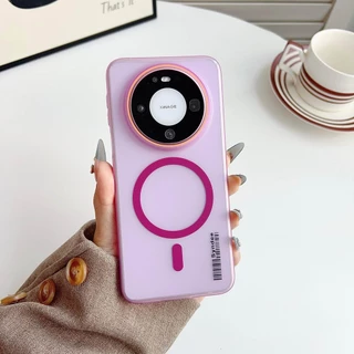 เคสโทรศัพท์สําหรับ Huawei Mate 80 Pro Max 70 60 50 40 30 Pro 70 Air Matte ฝาครอบแม่เหล็กโปร่งใสบาง Anti-fall ปลอก
