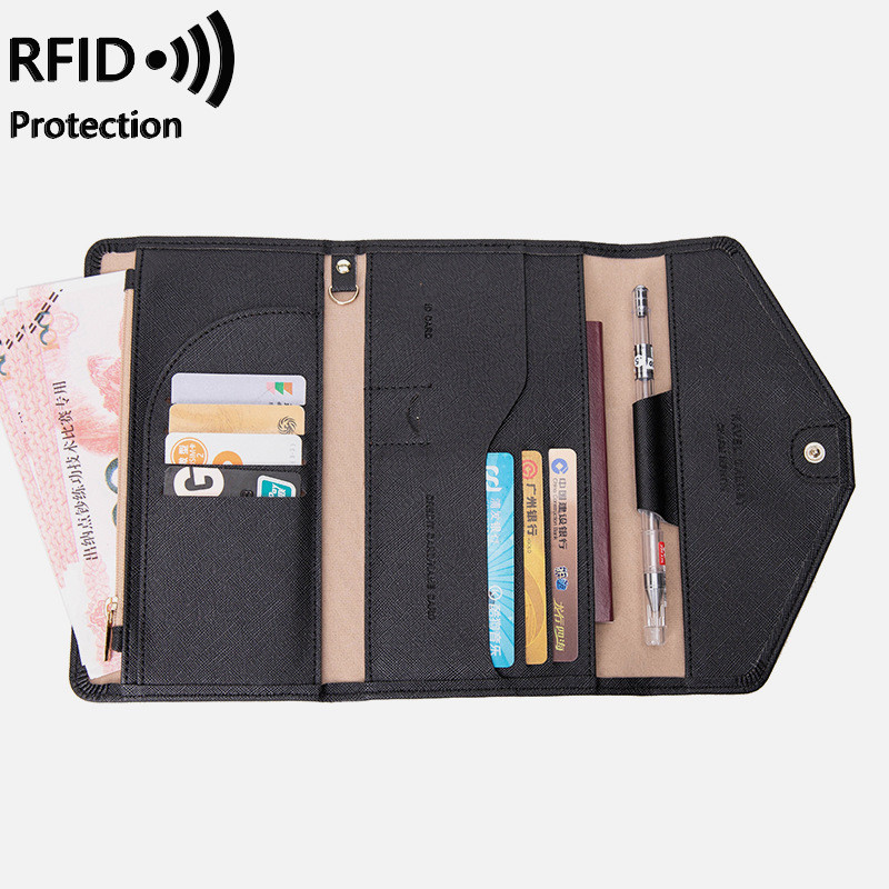 Passport Bag Womens New RFID Multi-Function Ticke Foto Bag Women New RFID Multi-Function Carmport Ba