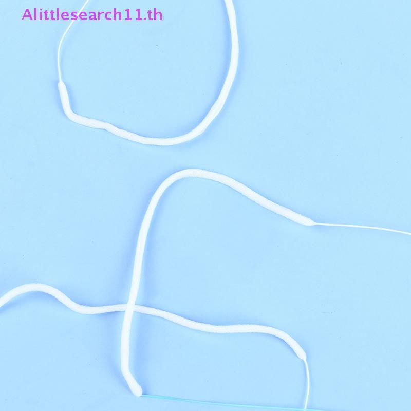 Anlittlesearch11 50 ชิ้น Toothpi เครื่องมือไหมขัดฟัน Threaders ฟันไหมขัดฟันผู้ถือระหว่างจัดฟันสะพาน 