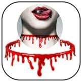 WCRAZYE 2 ชิ้นหยดเลือดสร้อยคอChokerสําหรับผู้หญิงโกธิคฮาโลวีนสีแดงแวมไพร์คอตัดเลือดออกเลือดสยองขวัญน