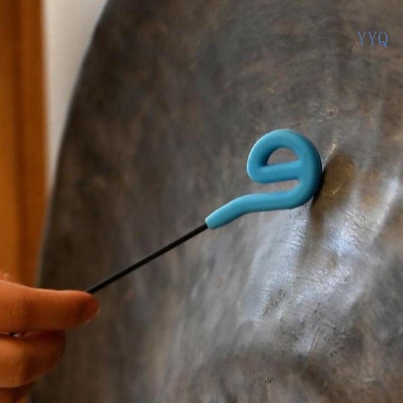 YYQ เสียง Mallet แรงเสียดทาน Gong Mallet นุ่มต่ําหมายเหตุ Gong Resonant Mallet เปลี่ยน Gong Wand สํา