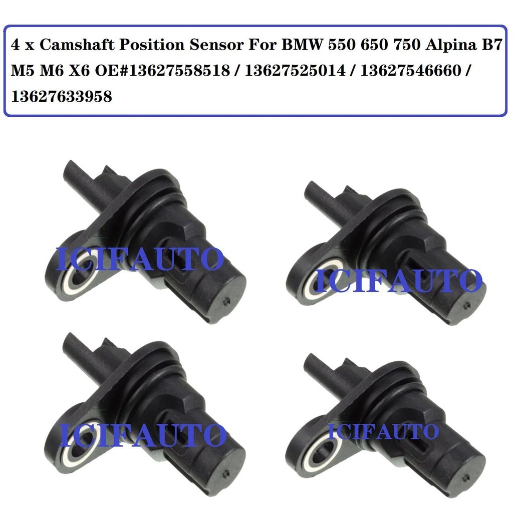 13627525014 เซ็นเซอร์ตําแหน่งเพลาลูกเบี้ยวลูกเบี้ยวสําหรับ BMW 550 650 750 Alpina B7 M5 M6 X6 136275