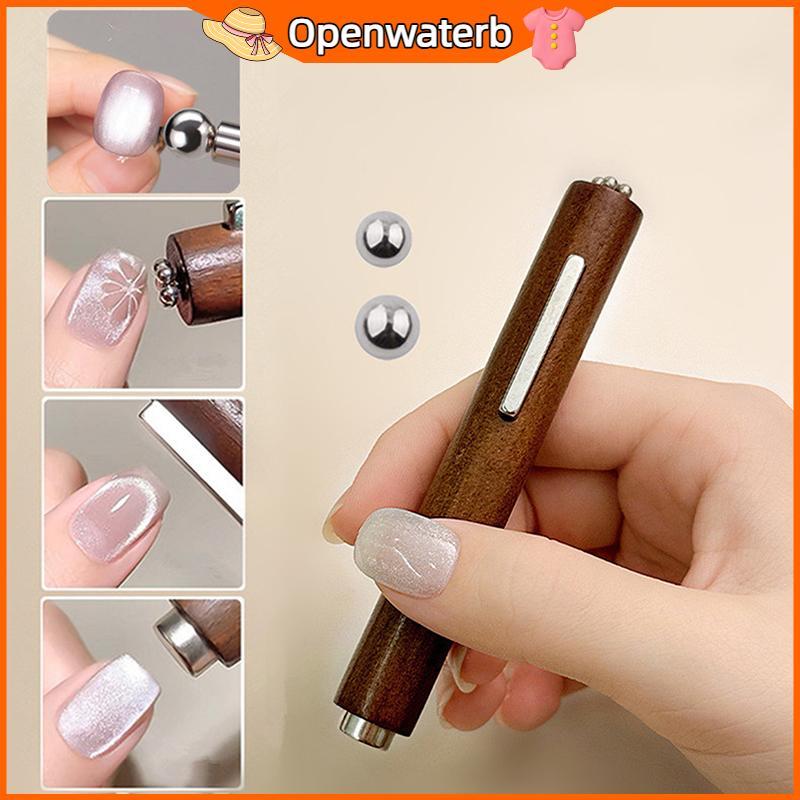 [KAN] 3-in-1 Multifunctional Magnetic Cats Eye Nail Magnet Sti พร้อมลูกปัดแม่เหล็ก Strong Gel Polish Magnet ปากกากระบอกแม่เหล็ก FXH