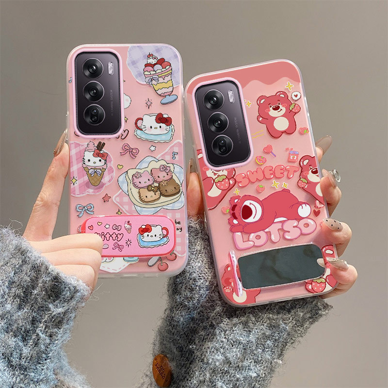 เคส oppo reno 12 5g oppo reno 12 pro 5g ขายึดกระจกเคสโทรศัพท์เยลลี่