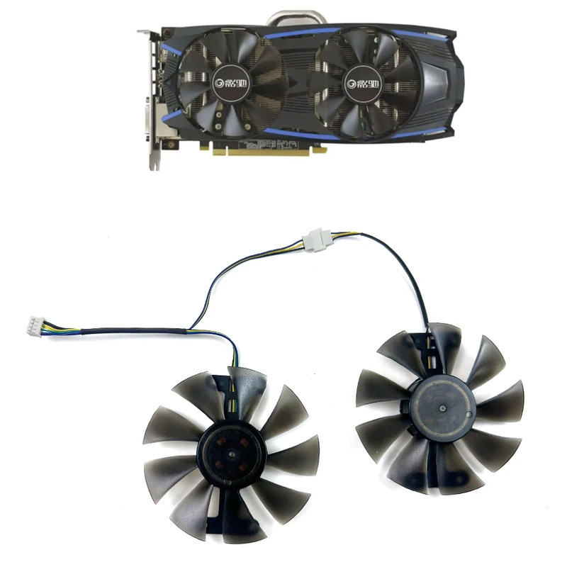 ใหม่พัดลมระบายความร้อน 85 มม.4pin GA91S2H GTX 1060 EXOC 3GB GPU Cooler พัดลมสําหรับ KFA2 GALAX GeFor