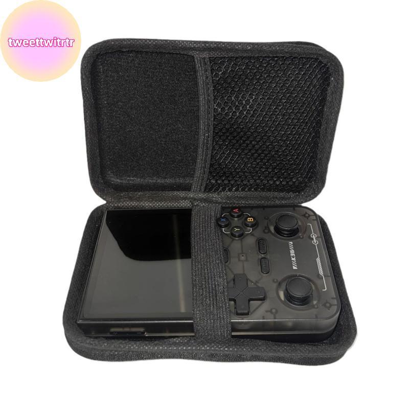TRWITR แบบพกพา R36S R35S R36pro กรณีเกมคอนโซล Anbernic RG34XX K36 กระเป๋า Shoproof ฝาครอบเปลือกป้องก