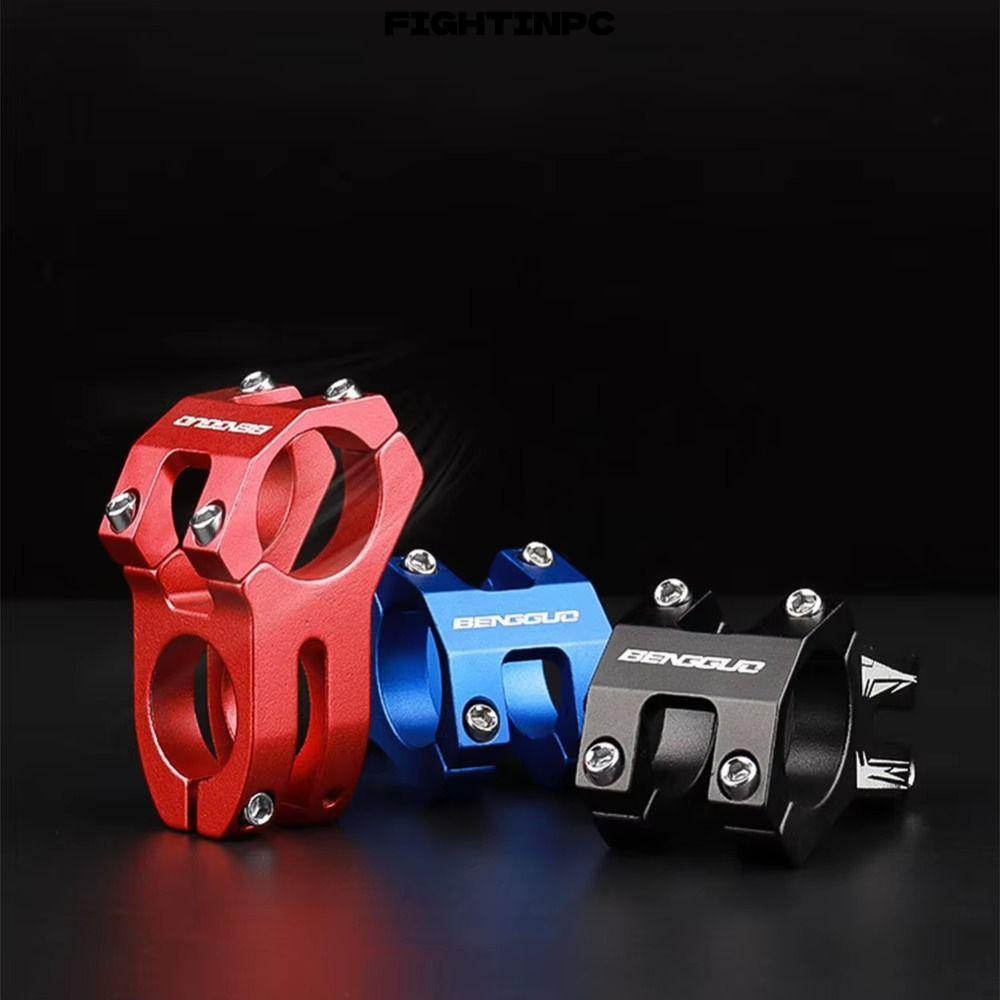 ก้านจักรยานเสือหมอบ FIGHTINPC MTB, ก้านแฮนด์สั้นอลูมิเนียมอัลลอยด์ 31.8 มม., อุปกรณ์เสริมขี่จักรยานความแข็งแรงสูงปีนเขา Riser