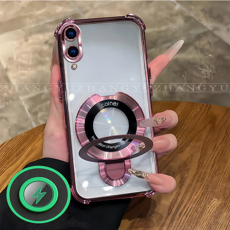 เหมาะสําหรับเคสโทรศัพท์ Samsung A02 ใหม่ขายึดแม่เหล็กปลอกกันกระแทก SJ09
