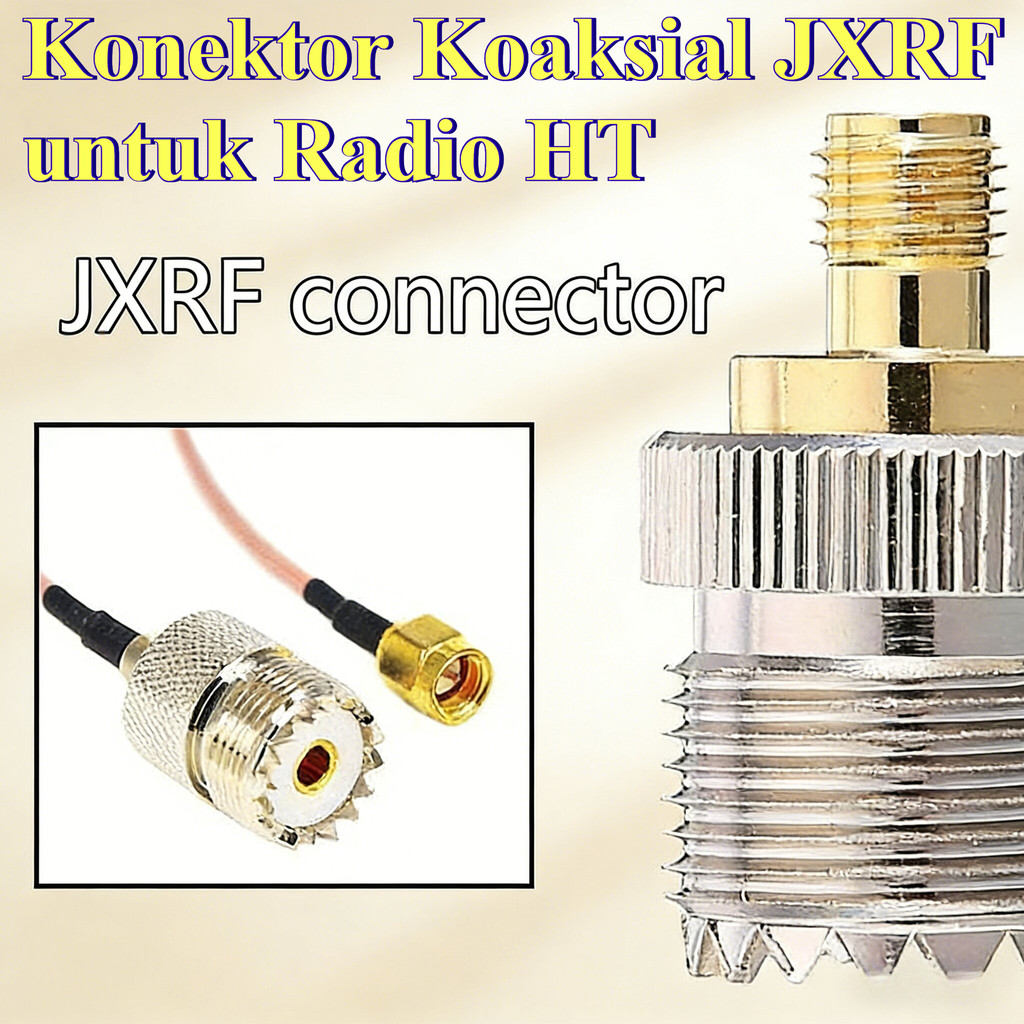 JXRF SMA Female to UHF Female ตัวเชื่อมต่อการสื่อสาร SO239 SL16 สําหรับ HT & Radio
