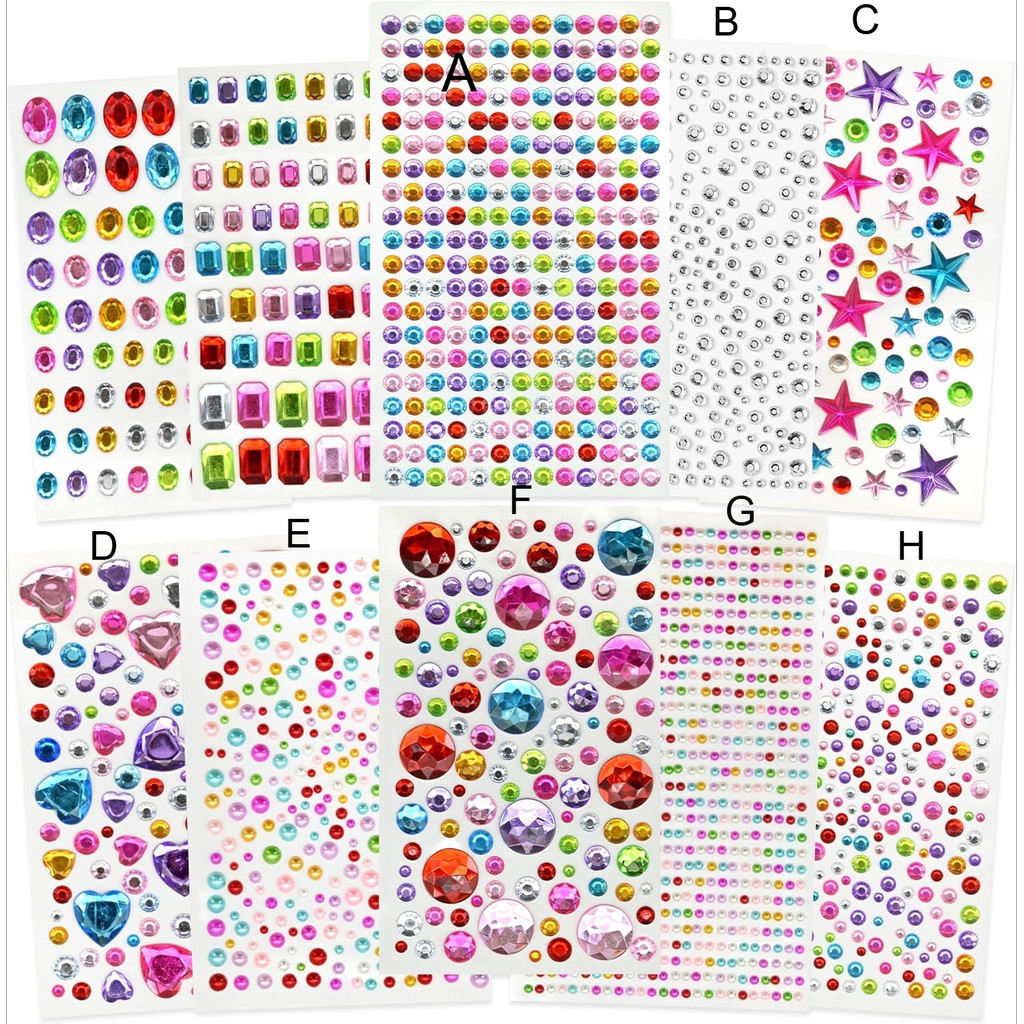 ขายส่ง สติกเกอร์อัญมณีสําหรับเด็ก ตัวเอง กาว พลอยเทียม สติกเกอร์ ข หลิง สติกเกอร์หัวใจอะคริลิและอัญมณีงานฝีมือ ทําเอง ทําการ์ด