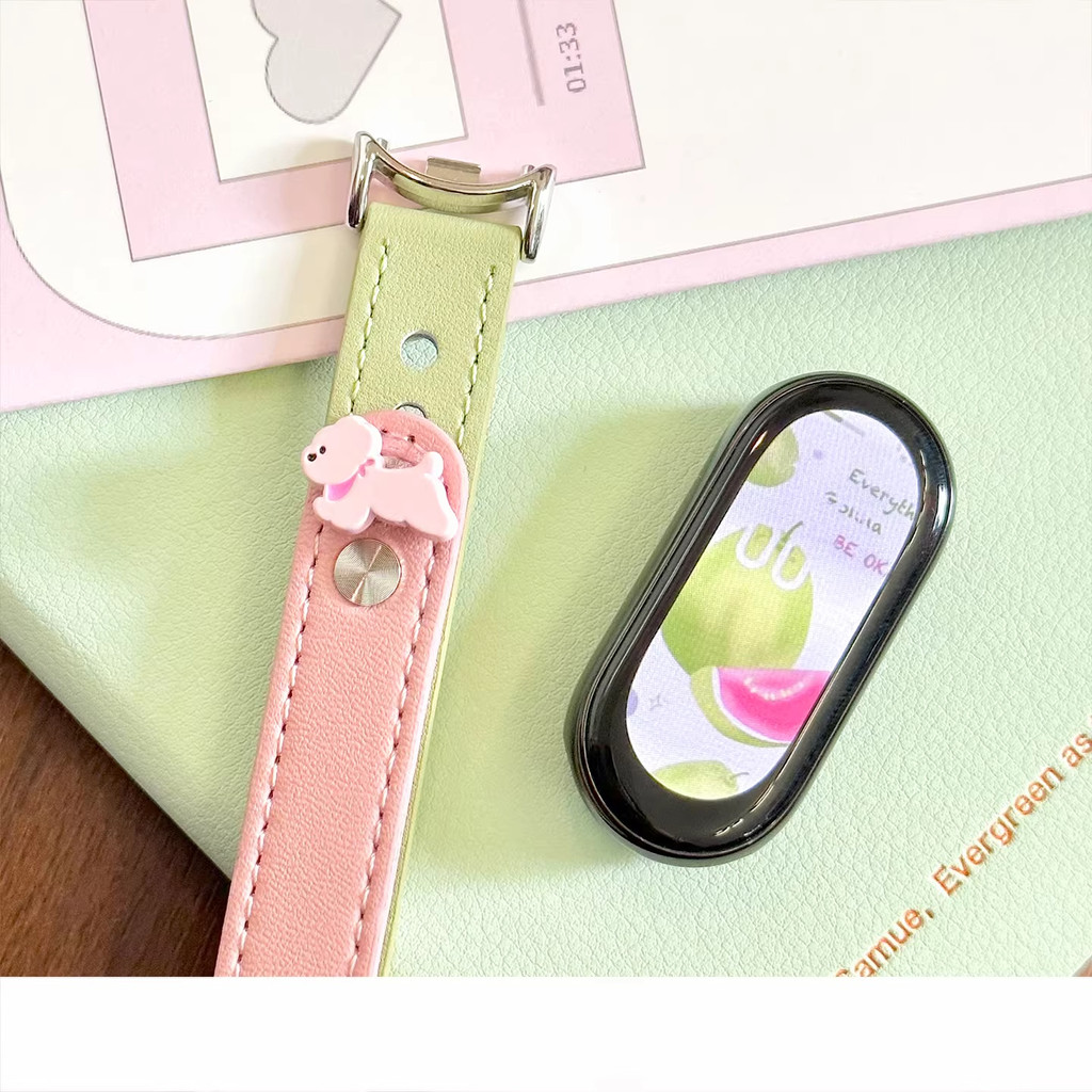 สายหนังบางลายการ์ตูนน่ารักสำหรับสมาร์ทวอทช์ Huawei Band 11 Band 11 Pro สายรัดข้อมือสำรองสำหรับ Huawei Band 10 Band 9 Band 8 ราคา ถูกที่สุด ดีลบีเคเค แกลเลอรีภาพที่ 6