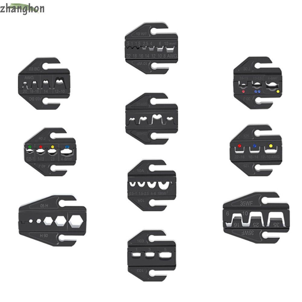 ZHANGHONG CRIMPING คีม Jaw, HS03BC/30J/40J 2546B/35WF/125 CRIMPING คีมขากรรไกร, 10WF/10A/103 สีดําเป