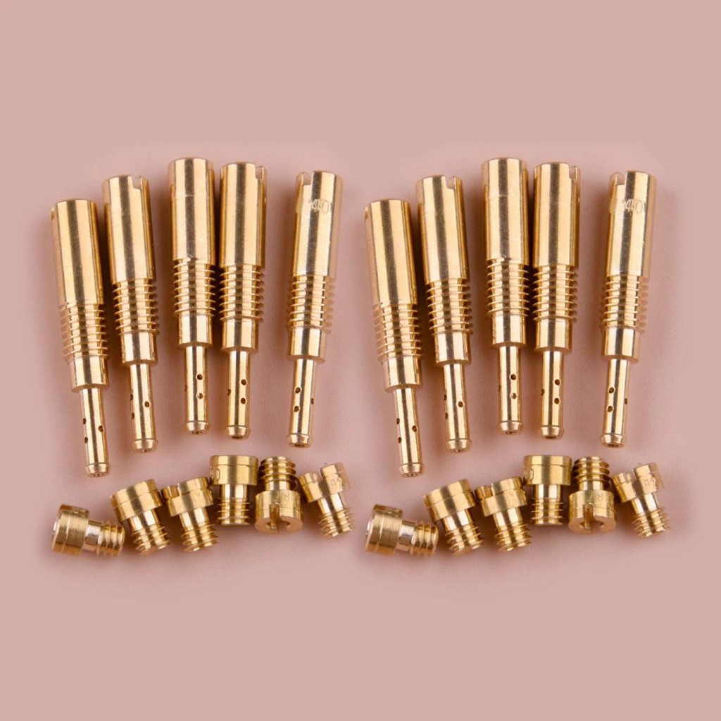 2 ชุดคาร์บูเรเตอร์คาร์โบไฮเดรตหลักนักบิน Jet Kit Fit สําหรับ Kawasaki KLX110 DRZ110 ใหม่